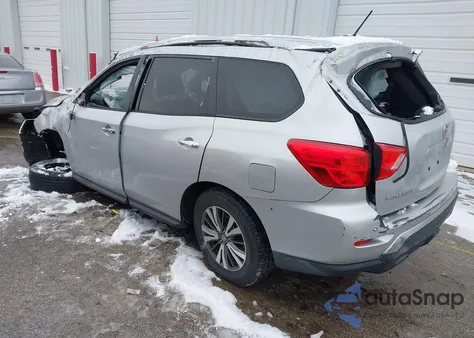 2017 Nissan Pathfinder Sv из США, поврежденный, VIN 5N1DR2MN1HC687052